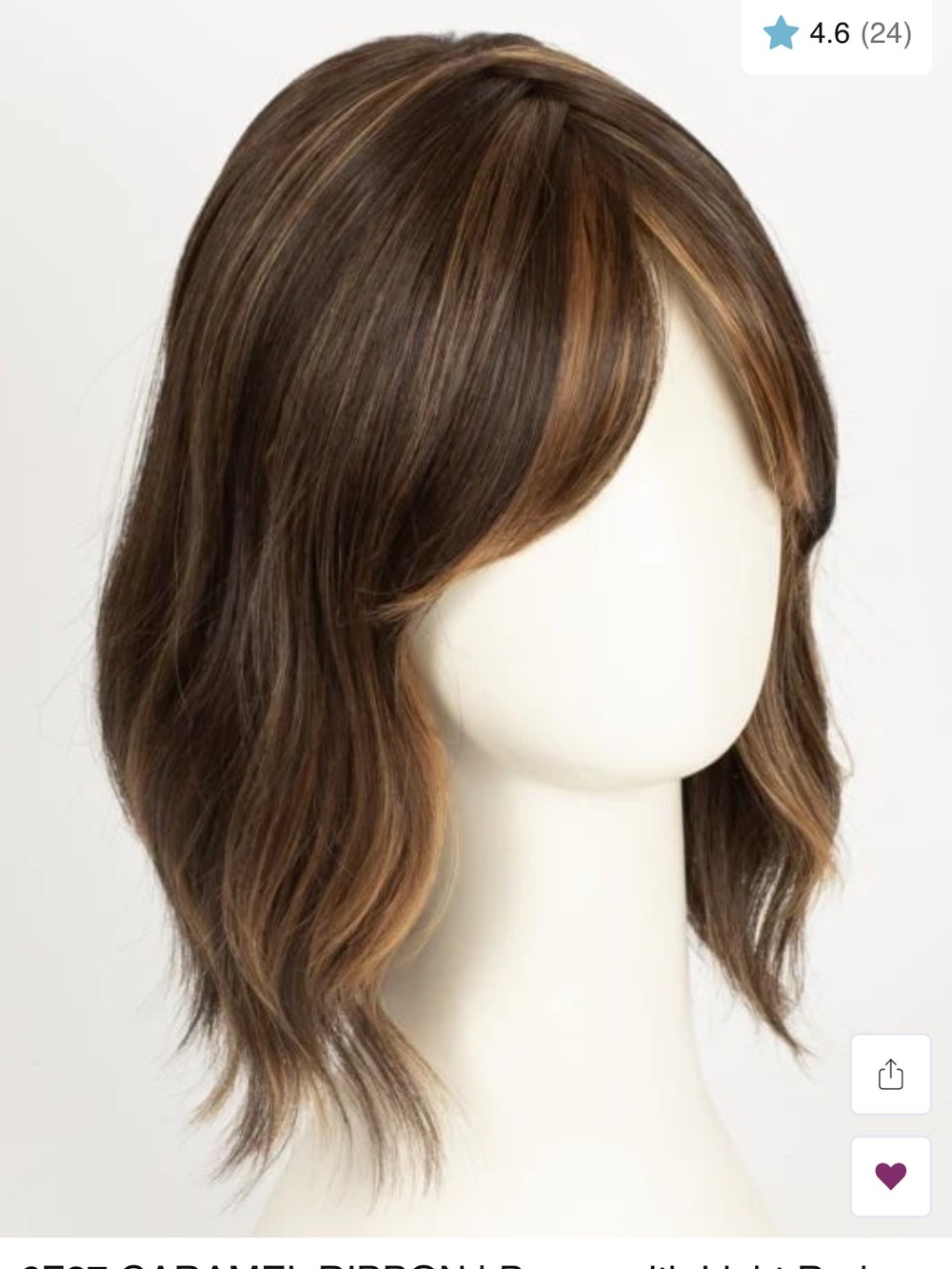 Jon Renau Hollie Wig / Caramel Ribbon